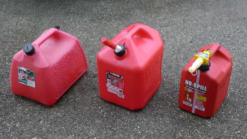red gas canisters